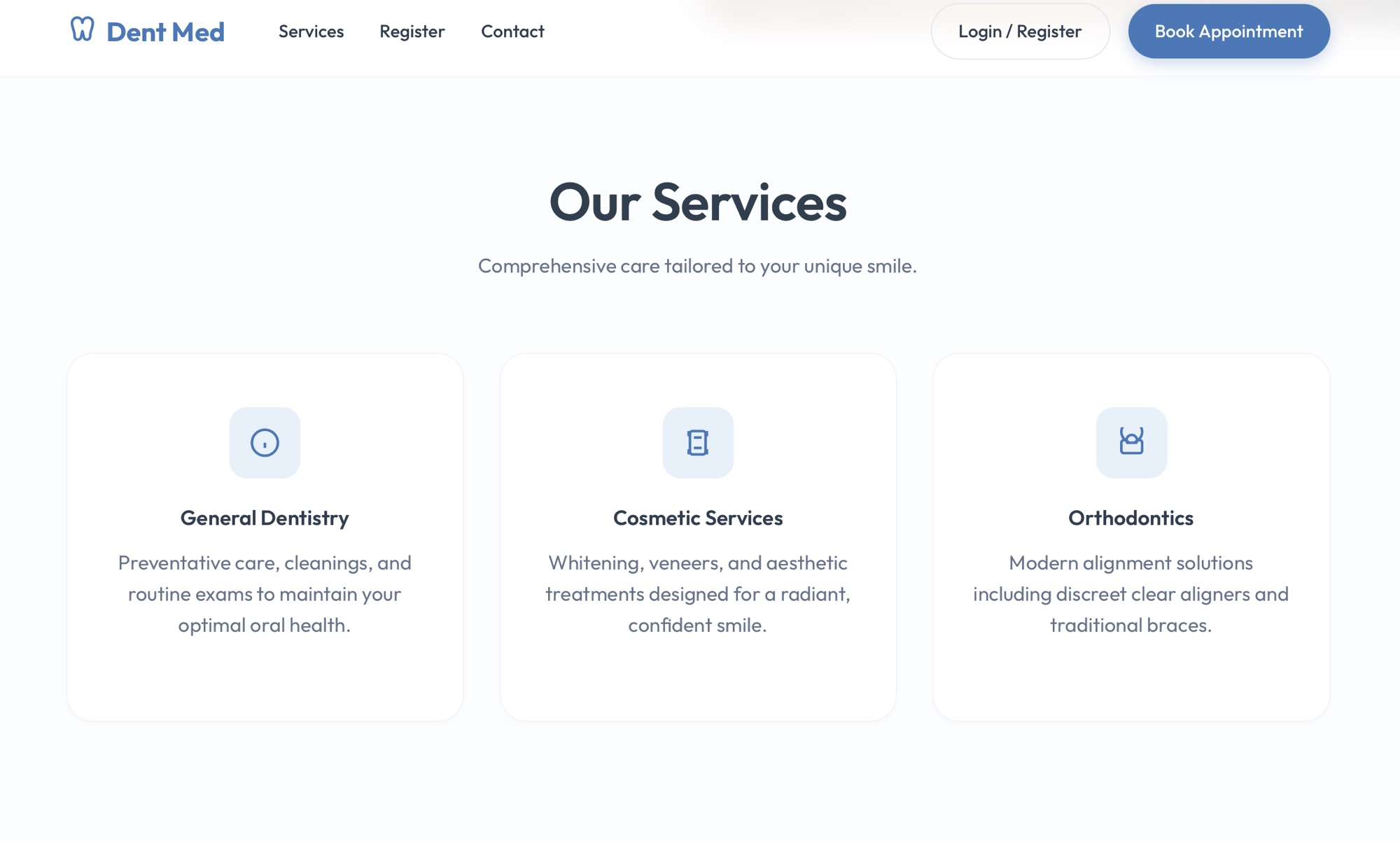 Dent Med — our services